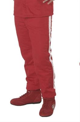 G-FORCE GF505 Driving Pants 4386MEDRD Pants, GF505, Triple Layer, Fire-Retardant Cotton, Medium, Red, Each thumbnail 3