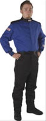 G-FORCE GF525 Driving Suits 4525MEDBU Suit, GF525, One-Piece, Multiple Layer, Pyrovatex, Medium, Blue Top, Black Bottom, Each thumbnail 3