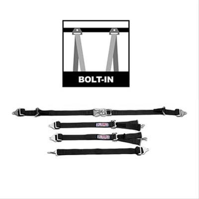 G-FORCE Junior Racer Latch and Link 5-Point Harness 6460BK Harness, Complete, Racer, Latch, Individual-Type, Bolt-In, Floor/Roll Bar Mount, Black, Each thumbnail 3