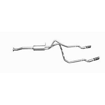Gibson 98-00 Chevrolet S10 Base 2.2L 1.75in Cat-Back Dual Split Exhaust - Aluminized thumbnail 3