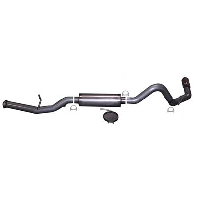 Gibson 2007 GMC Sierra 2500 HD Classic SL 6.0L 4in Cat-Back Single Exhaust - Stainless thumbnail 3