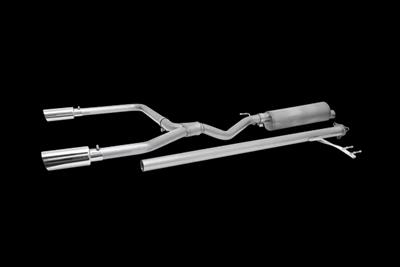 Gibson Split Rear Exhaust Systems for 2017-2020 RIDGELINE - 14002 System, Honda Ridgeline 3.5L, Cat-Back Dual System, Stainless, Kit thumbnail 2