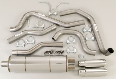 Gibson 00-03 Dodge Dakota SLT 3.9L 2.5in Cat-Back Dual Split Exhaust - Stainless thumbnail 4