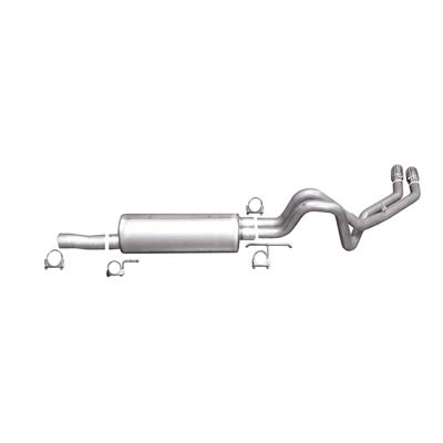 Gibson 00-05 Ford Excursion XLT 6.8L 2.25in Cat-Back Dual Sport Exhaust - Stainless thumbnail 4