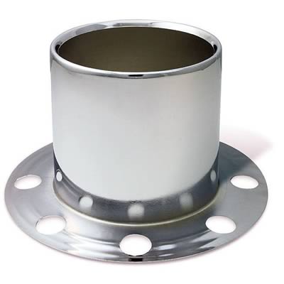 Gorilla Hub Covers HC230 Center Cap, Steel, Chrome, Lug Bolt Attachment, Open Derby, 4.3 in. Tall, 8-Lug, Each