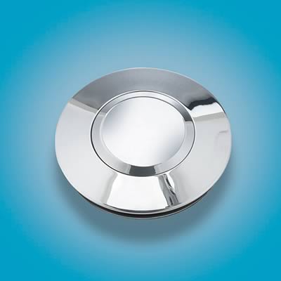 Grant Horn Buttons 5864 Button, Billet Aluminum, Polished, for Signature Series, Each
