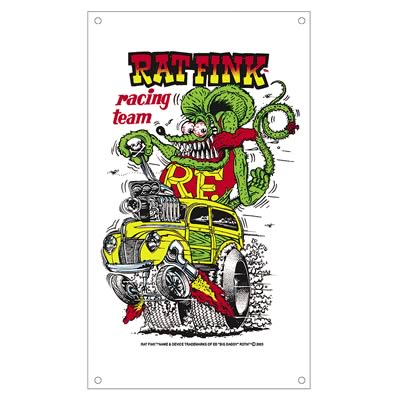 GHH Tin Sign Rat Fink Rectangular 8 Width 14 Height Each RFM 9