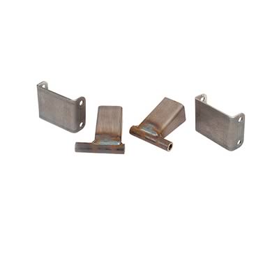 Heidts Motor Mounts for 1964-1967 MUSTANG - MM-130 Mount Stands, Frame Pad, Bolt-In, Steel, Natural, Ford, 260, 289, 390, with Mustang II IFS, Pair