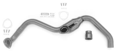 Hedman Y-Pipes for 1982-1992 CAMARO, FIREBIRD - 17470 Exhaust, Y-Pipe, Steel, Natural, 3-Bolt Flange, Chevy, Pontiac, Each thumbnail 3