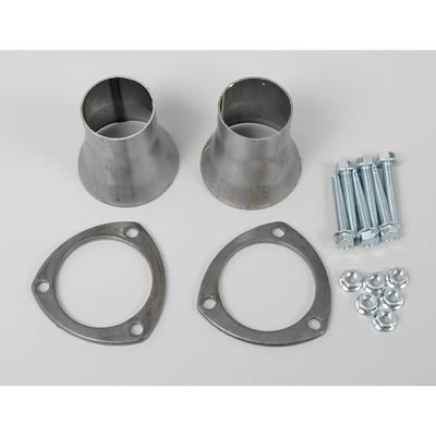 Hedman Header Reducers with 2.25 Inch Outlet 21114 Reducers, Ball and Socket Flange, 3 in. Inlet, in. Outlet, Steel, Painted, Pair thumbnail 2