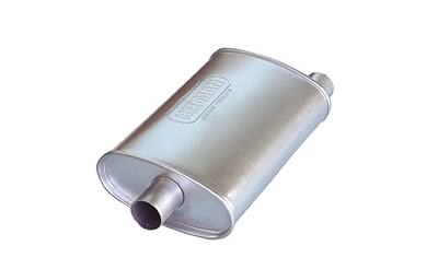 Hedman Turbo Steel 2 Inch Muffler 25560 Muffler, Turbo, in. Inlet/2 in. Outlet, Steel, Galvanized, Each thumbnail 3