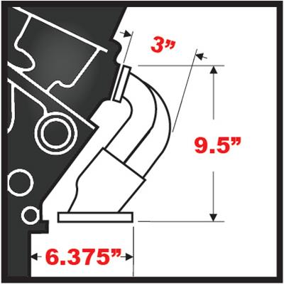 Hedman Street Headers 28170 Headers, Street, Shorty, Steel, Temporary Paint, Pontiac, 326-455, Pair thumbnail 9