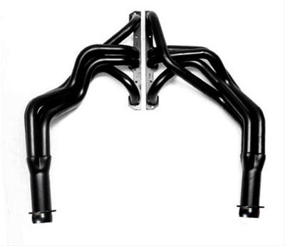 Hedman Street Headers 63004 Headers, Street, Long Tube, Steel, Black Ceramic Coated, Chevy, Small Block, Pair thumbnail 3