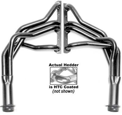 Hedman Street Headers 66067 Headers, Street, Long Tube, Steel, Silver Ceramic Coated, Chevy, Small Block, Pair thumbnail 5