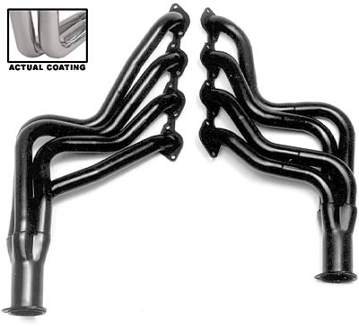 Hedman Street Headers 66197 Headers, Street, Long Tube, Steel, Silver Ceramic, Chevy, Big Block, Pair thumbnail 4