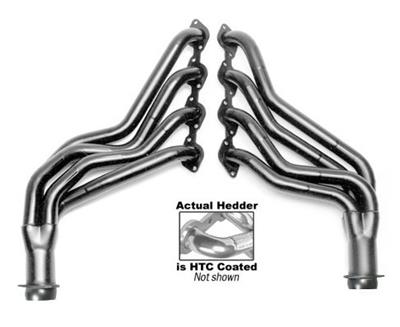 Hedman Street Headers 66287 Headers, Street, Long Tube, Steel, Silver Ceramic Coated, Chevy, 454, Pair thumbnail 3
