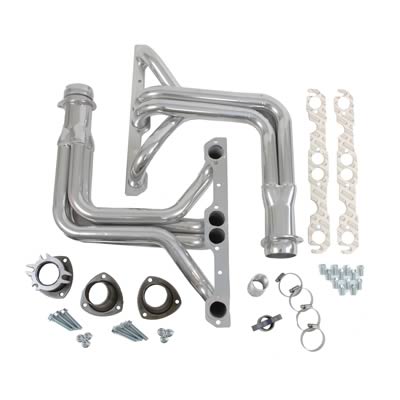 Hedman Street Headers 66307 Headers, Street, Long Tube, Steel, Silver Ceramic Coated, Chevy, Small Block, Pair thumbnail 3