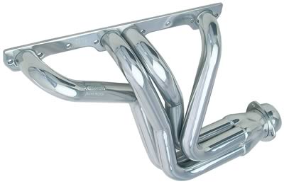 Hedman Street Headers 66447 Headers, Street, Long Tube, Steel, Silver Ceramic Coated, Chevy, 5.7L, Pair thumbnail 4