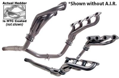 Hedman Street Headers 66571 Headers, Street, Mid-Length, Steel, Silver Ceramic Coated, Chevy, GMC, 7.4L, 454, Kit thumbnail 4