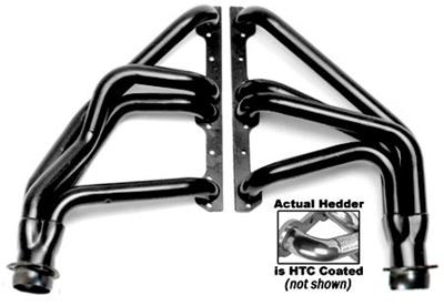 Hedman Street Headers 68176 Headers, Street, Long Tube, Steel, Silver Ceramic Coated, Chevy, Small Block, Pair thumbnail 7