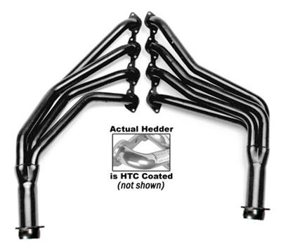 Hedman Street Headers 68256 Headers, Street, Long Tube, Steel, Silver Ceramic Coated, Chevy, Big Block, Pair thumbnail 3
