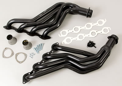Hedman Street Headers 69280 Headers, Street, Long Tube, Steel, Temporary Paint, Chevy, GMC, Big Block, Pair thumbnail 6