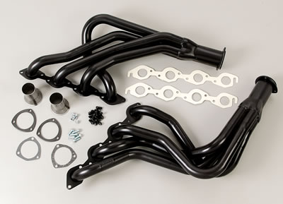Hedman Street Headers 69380 Headers, Street, Long Tube, Steel, Temporary Paint, Chevy, GMC, 454, Pair thumbnail 6