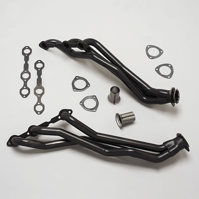 Hedman Street Headers 69410 Headers, Street, Long Tube, Steel, Temporary Paint, Chevy, GMC, 4.3L, Pair thumbnail 6