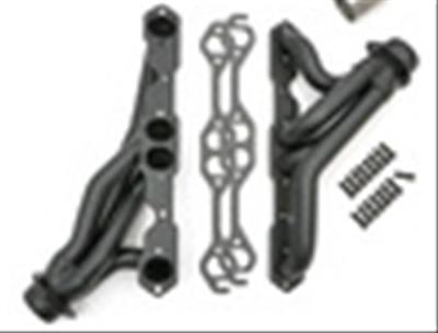 Hedman Street Headers 69643 Headers, Street, Mid-Length, Steel, Black Ceramic Coated, Jeep, Chevy Small Block, Pair thumbnail 5
