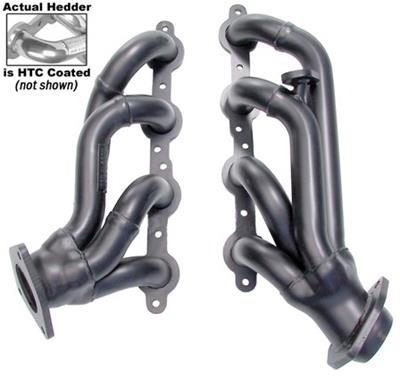 Hedman Street Headers 69686 Headers, Street, Shorty, Steel, Silver Ceramic Coated, Cadillac, Chevy, GMC, Small Block LS, Pair thumbnail 2