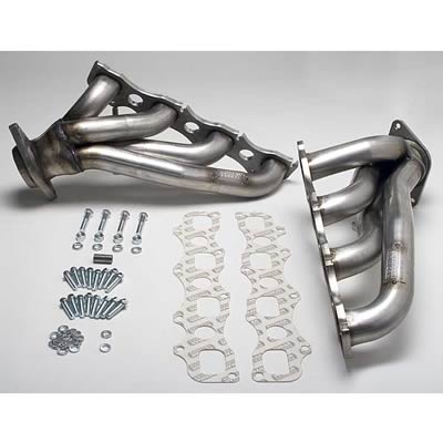 Hedman 304 Stainless Steel Headers for 2005-2014 300, 2006-2014 CHARGER, 2006-2008 MAGNUM - 72600 Headers, Shorty, Steel, Natural, Chrysler, Dodge, 6.1L Hemi, Pair thumbnail 3