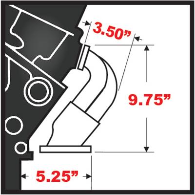 Hedman Tight Tubes Street Rod Headers 78510 Headers, Rod, Block Hugger, Steel, Temporary Paint, Mopar, Hemi Early, Pair thumbnail 6