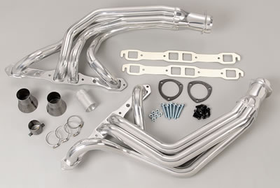 Hedman Street Headers 79256 Headers, Street, Long Tube, Steel, Silver Ceramic Coated, Dodge, Plymouth, Big Block, Pair thumbnail 5