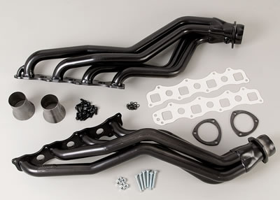Hedman Street Headers 79596 Headers, Street, Long Tube, Steel, Silver Ceramic Coated, Dodge, 5.7L Hemi, Pair thumbnail 4