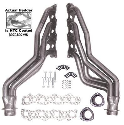 Hedman Street Headers 79596 Headers, Street, Long Tube, Steel, Silver Ceramic Coated, Dodge, 5.7L Hemi, Pair thumbnail 5