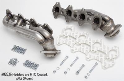 Hedman 304 Stainless Steel Headers 82636 Headers, Shorty, Steel, Silver Ceramic Coated, Ford, 5.4L, Pair thumbnail 3