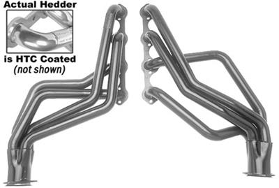 Hedman Street Headers 88366 Headers, Street, Long Tube, Steel, Silver Ceramic Coated, Ford, Mercury, 5.0L, Pair thumbnail 4
