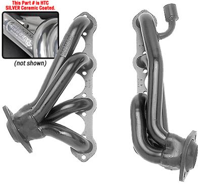 Hedman Street Headers 89426 Headers, Street, Shorty, Steel, Silver Ceramic Coated, Ford, 5.8L, Pair thumbnail 3