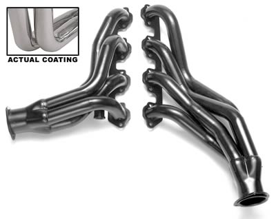Hedman Elite Extreme-Duty Headers 89468 Headers, Extreme-Duty, Mid-Length, Steel, Silver Ceramic Coated, Ford, 7.5L, Pair thumbnail 3