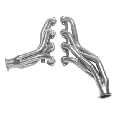 Hedman Elite Extreme-Duty Headers 89468 Headers, Extreme-Duty, Mid-Length, Steel, Silver Ceramic Coated, Ford, 7.5L, Pair thumbnail 2