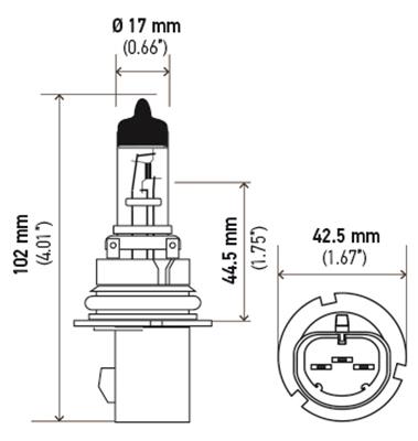 Hella Bulb 9007 12V 65/55W Px29T Long Life thumbnail 2