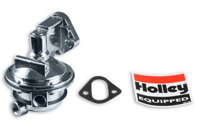 Holley Mechanical Fuel Pumps 12-454-13 Pumps, Mechanical, 130 gph, 7.5-9 psi, Aluminum, Silver, 3/8 in. NPT, Female Thread, Inlet and Outlet, Chevy, 396ci, 402ci, 427ci, 454ci, Each thumbnail 6