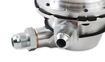 Holley HP Billet Mechanical Fuel Pumps 12-454-25 Pumps, Billet, Mechanical, 170 gph, 7.5 psi, Silver, -8 AN, Male Thread, Inlet and Outlet, Chevy, 396ci, 402ci, 427ci, 454ci, Each thumbnail 4