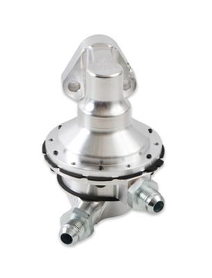 Holley HP Billet Mechanical Fuel Pumps 12-454-25 Pumps, Billet, Mechanical, 170 gph, 7.5 psi, Silver, -8 AN, Male Thread, Inlet and Outlet, Chevy, 396ci, 402ci, 427ci, 454ci, Each thumbnail 5