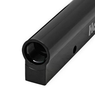Holley EFI Fuel Rails 534-234 Rails, EFI, Billet Aluminum, -8 AN, O-ring Inlet, Black Anodized, Hardware Included, fits Hi-Ram, Ford, 5.8L, 351W, Pair thumbnail 3