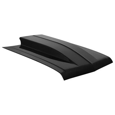 Harwood B 14104 Hood, 4 in. Cowl Style, Bolt On, Fiberglass, Black