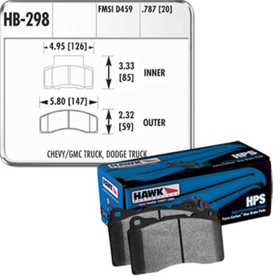 Hawk HPS Street Brake Pads thumbnail 2
