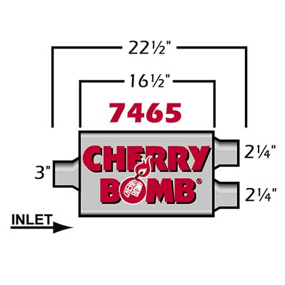Cherry Bomb 7465 Pro Muffler 