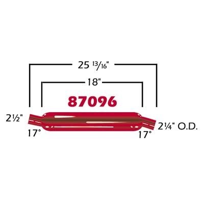 BomBom Cherry Bomb 87096 Cherry Bomb Glasspack Mufflers | Summit Racing