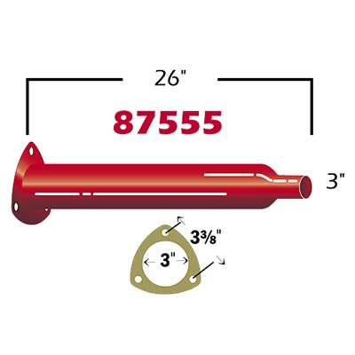 Cherry Bomb 87555 Cherry Bomb Glasspack Mufflers | Summit Racing